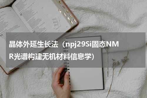 晶体外延生长法（npj29Si固态NMR光谱构建无机材料信息学）