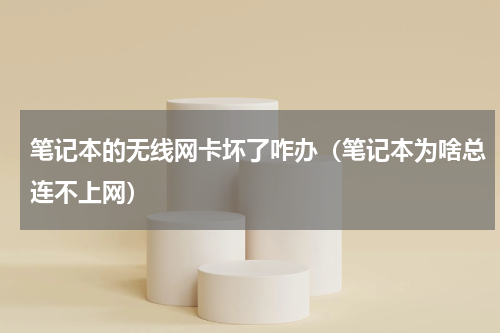 笔记本的无线网卡坏了咋办（笔记本为啥总连不上网）