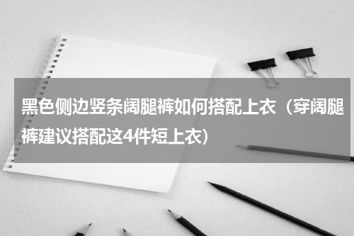 黑色侧边竖条阔腿裤如何搭配上衣（穿阔腿裤建议搭配这4件短上衣）