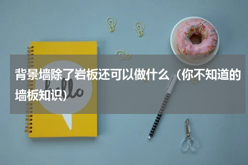 背景墙除了岩板还可以做什么（你不知道的墙板知识）