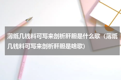 薄纸几钱料可写来剖析肝胆是什么歌（薄纸几钱料可写来剖析肝胆是啥歌）