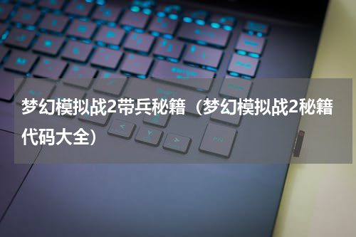 梦幻模拟战2带兵秘籍（梦幻模拟战2秘籍代码大全）