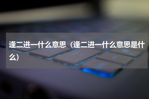 逢二进一什么意思（逢二进一什么意思是什么）