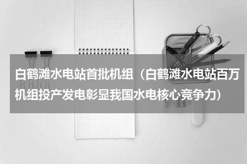 白鹤滩水电站首批机组（白鹤滩水电站百万机组投产发电彰显我国水电核心竞争力）
