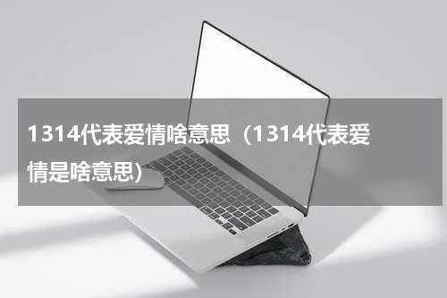 1314代表爱情啥意思（1314代表爱情是啥意思）