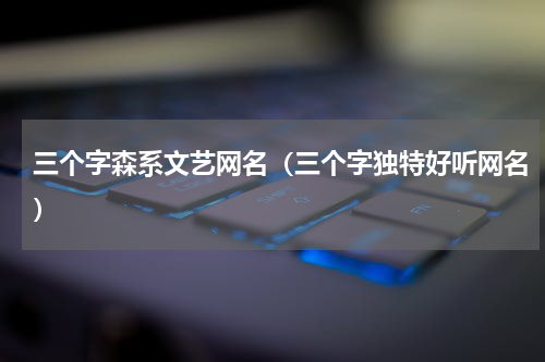 三个字森系文艺网名（三个字独特好听网名）