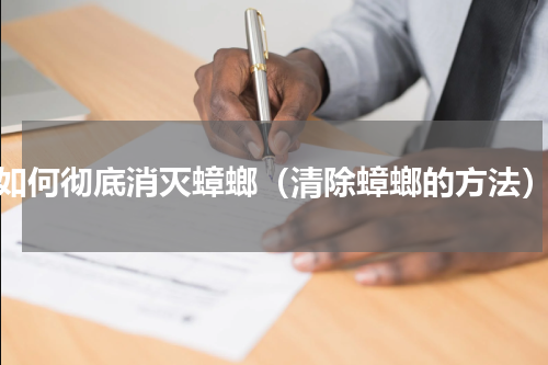 如何彻底消灭蟑螂（清除蟑螂的方法）