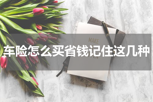 车险怎么买省钱记住这几种