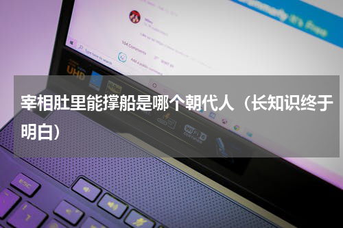 宰相肚里能撑船是哪个朝代人（长知识终于明白）