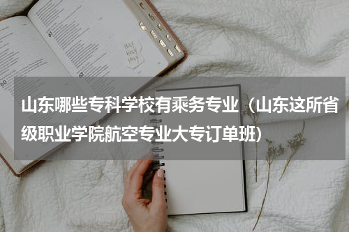 山东哪些专科学校有乘务专业（山东这所省级职业学院航空专业大专订单班）
