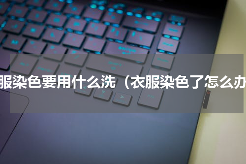 衣服染色要用什么洗（衣服染色了怎么办）