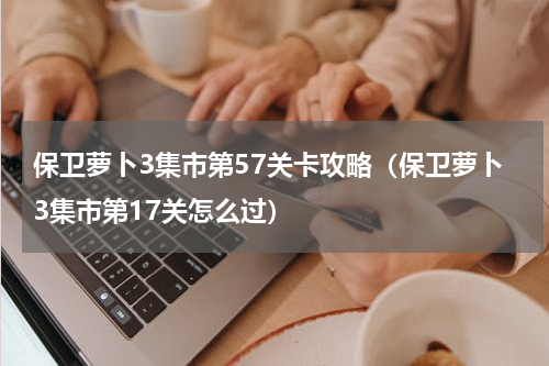 保卫萝卜3集市第57关卡攻略（保卫萝卜3集市第17关怎么过）