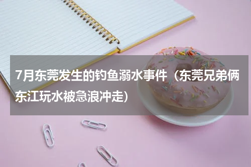 7月东莞发生的钓鱼溺水事件（东莞兄弟俩东江玩水被急浪冲走）