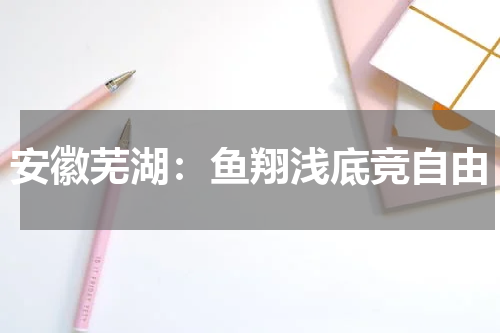 安徽芜湖：鱼翔浅底竞自由