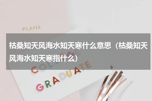 枯桑知天风海水知天寒什么意思（枯桑知天风海水知天寒指什么）