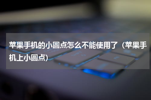 苹果手机的小圆点怎么不能使用了（苹果手机上小圆点）