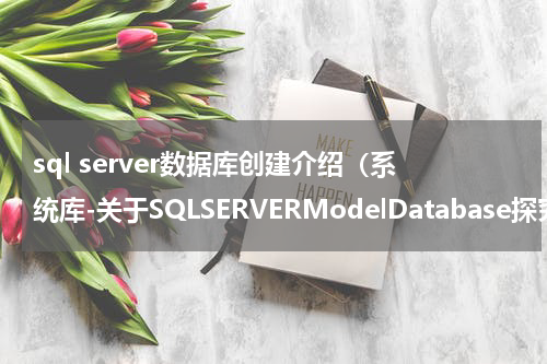 sql server数据库创建介绍（系统库-关于SQLSERVERModelDatabase探究）