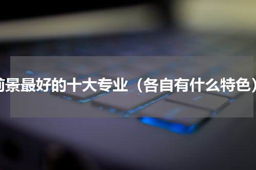 前景最好的十大专业（各自有什么特色）