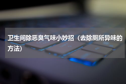卫生间除恶臭气味小妙招（去除厕所异味的方法）