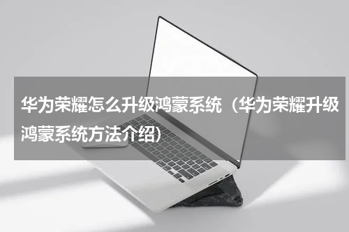 华为荣耀怎么升级鸿蒙系统（华为荣耀升级鸿蒙系统方法介绍）