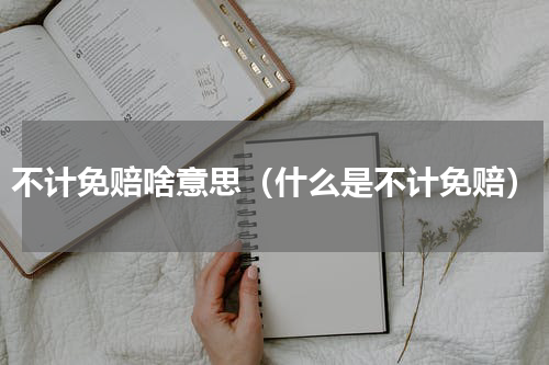不计免赔啥意思（什么是不计免赔）