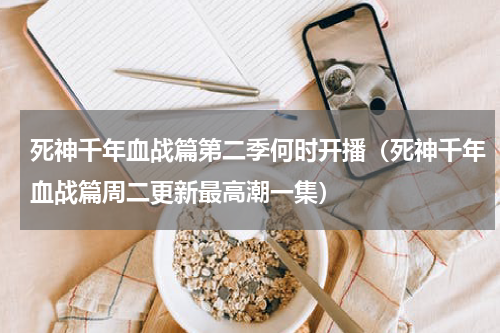 死神千年血战篇第二季何时开播（死神千年血战篇周二更新最高潮一集）