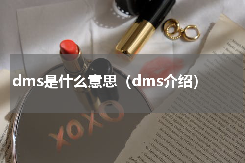 dms是什么意思（dms介绍）