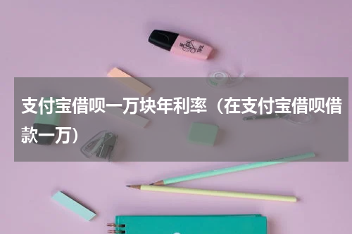支付宝借呗一万块年利率（在支付宝借呗借款一万）