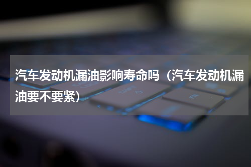 汽车发动机漏油影响寿命吗（汽车发动机漏油要不要紧）