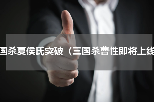 三国杀夏侯氏突破（三国杀曹性即将上线）