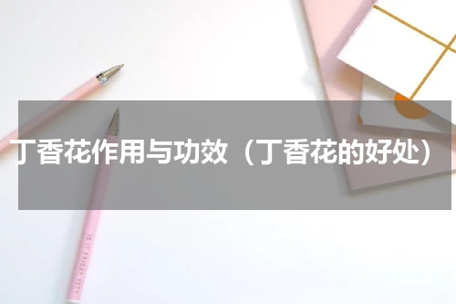 丁香花作用与功效（丁香花的好处）