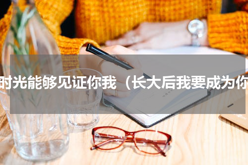 愿时光能够见证你我（长大后我要成为你）