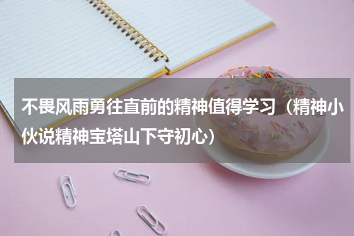 不畏风雨勇往直前的精神值得学习（精神小伙说精神宝塔山下守初心）