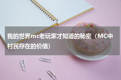 我的世界mc老玩家才知道的秘密（MC中村民存在的价值）