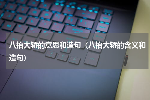 八抬大轿的意思和造句（八抬大轿的含义和造句）