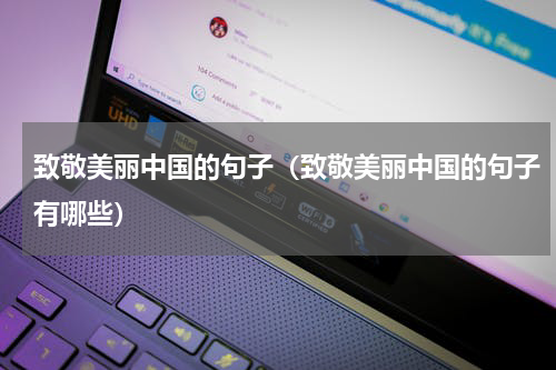 致敬美丽中国的句子（致敬美丽中国的句子有哪些）