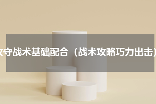 攻守战术基础配合（战术攻略巧力出击）