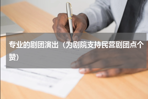 专业的剧团演出（为剧院支持民营剧团点个赞）