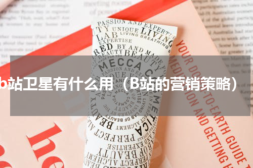 b站卫星有什么用（B站的营销策略）