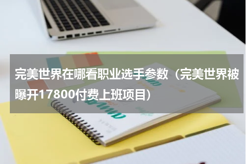 完美世界在哪看职业选手参数（完美世界被曝开17800付费上班项目）