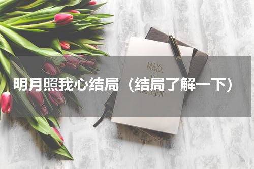 明月照我心结局（结局了解一下）