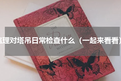 监理对塔吊日常检查什么（一起来看看）