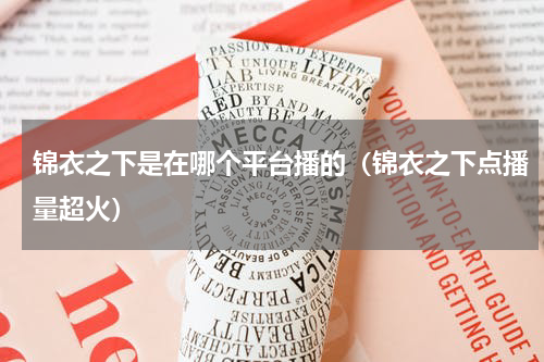 锦衣之下是在哪个平台播的（锦衣之下点播量超火）