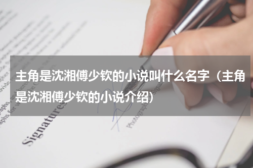 主角是沈湘傅少钦的小说叫什么名字（主角是沈湘傅少钦的小说介绍）