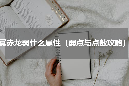 冥赤龙弱什么属性（弱点与点数攻略）
