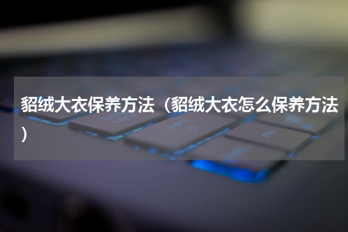 貂绒大衣保养方法（貂绒大衣怎么保养方法）