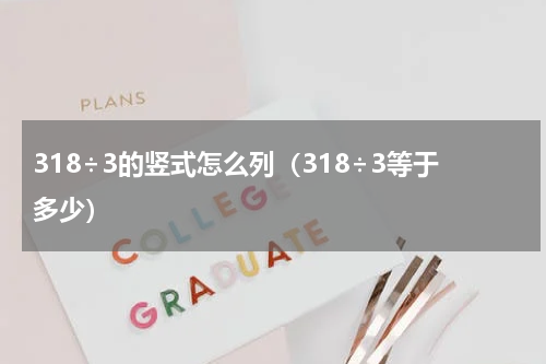 318÷3的竖式怎么列（318÷3等于多少）