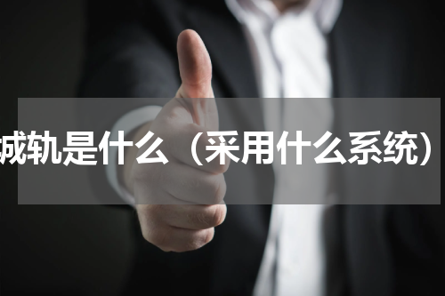 城轨是什么（采用什么系统）