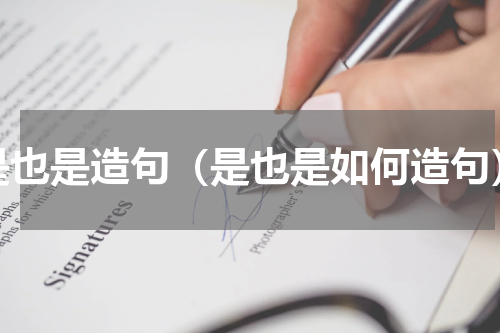 是也是造句（是也是如何造句）