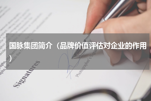 国脉集团简介（品牌价值评估对企业的作用）